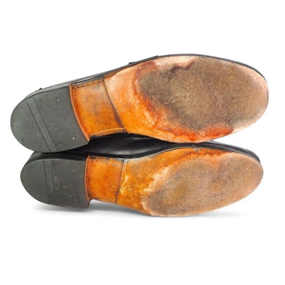 Allen Edmonds Maxfield Tassel Leather Slip-on Loafers 47711 Black Men's 10D - Picture 8 of 12